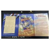 Star Spangled Banner Silver Dollar Set, Open