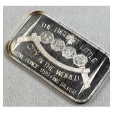 1oz Silver Best Little City - Reno Art Bar .999