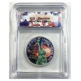 1965 JFK Silver Half, 4th of July Edition ICG