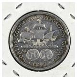 1893 Columbian Expo Commemorative Half Dollar,