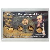 (5) Proof Lincoln Bicentennial Cents 100yrs