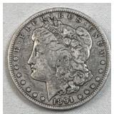 1891-O Morgan Silver Dollar, US $1 Coin, 90%