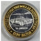 3/5th Oz Silver Strike Casino Token, 