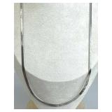 925 Silver Italy Herringbone Chain Necklace