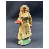 1940s Barclay Manoil Lead Woman w/ Pie Figure