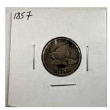 1857 Flying Eagle Cent, US 1c Coin