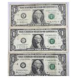 (3) 2006, 2013, 2017A $1 Star Notes