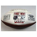 Houston Texans First Win 2002 Mini Football