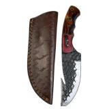 Handmade Steel Fixed Blade Knife w/ Sheath