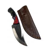 Handmade Steel Fixed Blade Knife w/ Sheath