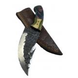 Handmade Steel Fixed Blade Knife w/ Sheath