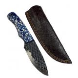 Handmade Steel Fixed Blade Knife w/ Sheath