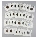 (33) 1887-1908 Indian Head Cents US Penny Coins