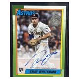 2025 Shay Whitcomb Signed Topps RC Astros