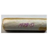 1928-D Lincoln Wheat Cent Penny Roll, Circulated
