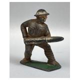 Manoil #24 Loading Munition Metal Toy Soldier