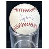Willy Taveras Signed Baseball TRISTAR & MLB