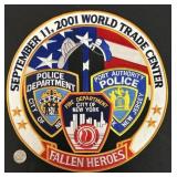 Large 9/11 World Trade Center Fallen Heroes Patch
