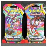 (2) Pokemon Chaos Rising Sleeved Booster Packs
