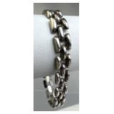 925 Silver Italy Panther Link Chain Bracelet