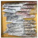 (10) Damascus & Handmade Steel Knives Mixer