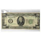1934C $20 Atlanta Federal Reserve Note Green Seal