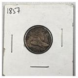 1857 Flying Eagle Cent US Small Cent Penny Coin