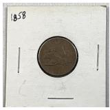 1858 Flying Eagle Cent US Small Cent Penny Coin
