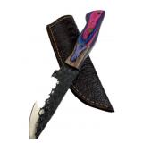 Handmade Steel Fixed Blade Knife w/ Sheath