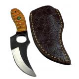 Handmade Steel Fixed Blade Knife w/ Sheath