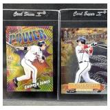(2) 2000 Topps Chrome Chipper Jones Inserts