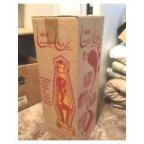 VINTAGE LAVA LAMP (TOP HAS CRACK, LEAKS)