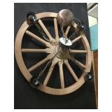 WAGON WHEEL LIGHT FIXTURE