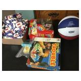 BOARD GAMES, BASKETBALL, PLASTIC TABLE CLOTHS