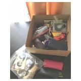 GLASSES, EYE GLASS CASES, CALCULATORS, MISC