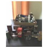 MENS COLOGNES; OLD SPICE, AVON, MISC BATHROOM
