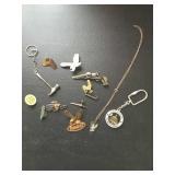 MENS PINS, KEYCHAINS, ARROWHEAD CHAIN