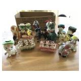 ANTHROMORPHIC ANIMALS, FIGURINES - DATES ON MOST