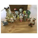 JAPAN ANTHROMORPHIC FIGURINES, BOBBLE HEAD,