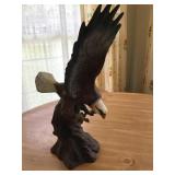 TALL PORCELAIN EAGLE