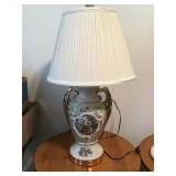 VICTORIAN COURTIN COUPLE LAMP