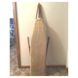 OLD WOODEN IRONING BOARD