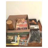 SEARS CASSETTE PLAYER, POST CARDS, BALANCING
