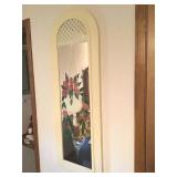 HAND PAINTED FLOWER BOHO WALL MIRROR