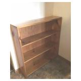 THREE SHELF CEDAR BOOKCASE