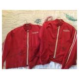TWO RED HONDA JACKETS