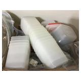 SERVING TRAYS, PLASTICWARE, FREEZER CONTAINERS,