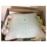 BOX VINTAGE LINENS, LIGHT SHADE, POT HOLDERS