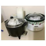 PRESTO FRYER, RIVAL CROCKPOT, PLASTIC FREEZER