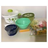VINTAGE TUPPERWARE, PLASTIC NESTING BOWLS,